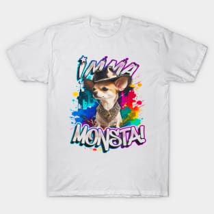 Imma Monsta! CHIUAUA | Whitee | by Asarteon T-Shirt